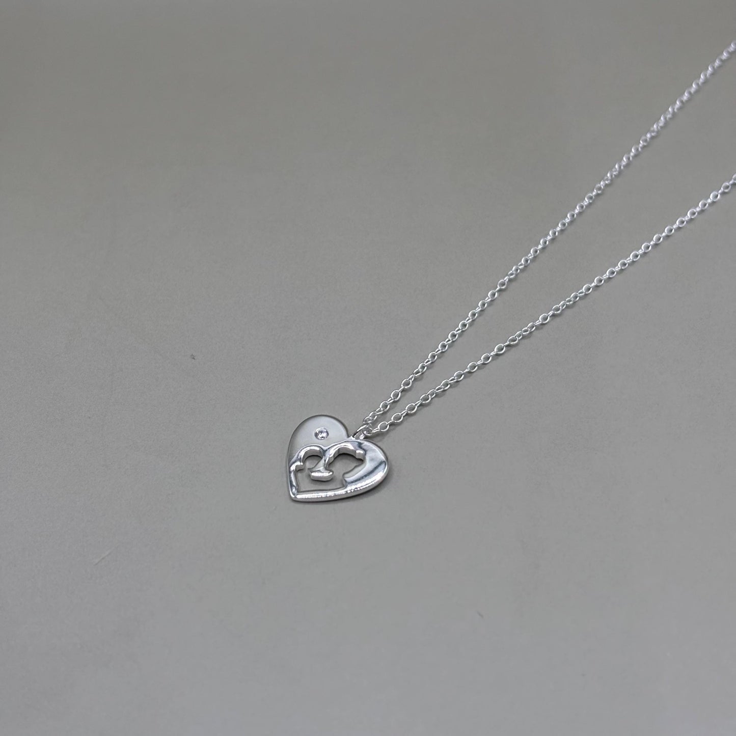 Dainty Silver Mother and Child Necklace Mothers Day Jewellery Gift Present for Her Present for Mum Real Silver 925 Family