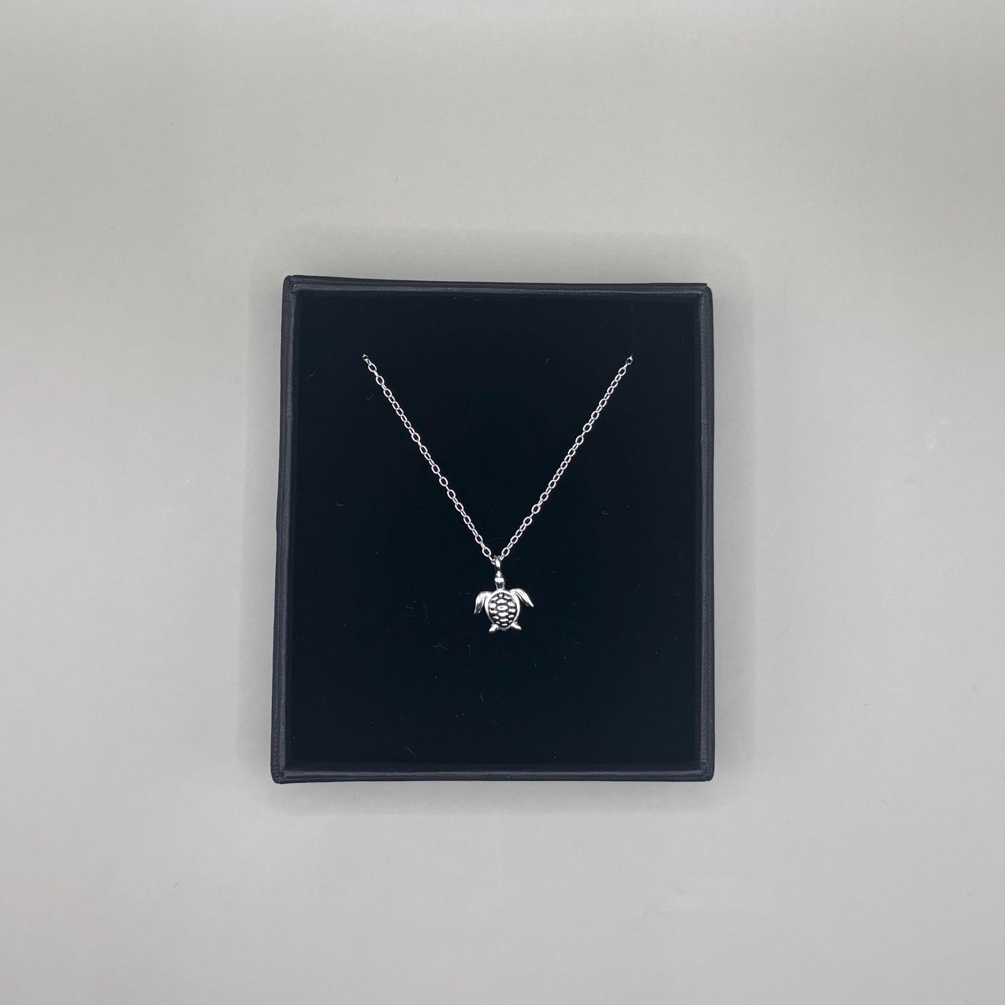 Dainty Silver Turtle Necklace Diamond Jewellery Gift Present for Her Present for Girls Real Silver 925